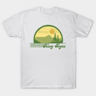Kenny Rogers / Retro Style Country Fan Design T-Shirt